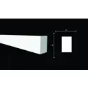 Молдинг стеновой Decor-Dizayn DD611 20x2000 мм дюропласт, ударопрочный, под покраску