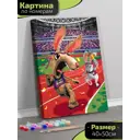 Картина по номерам Fbrush Забег 40x50 см