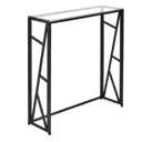 Консоль напольная AllConsoles 1104-CB clear 80x80x25 см сталь