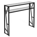 Консоль напольная AllConsoles 1092-CB grey 100x80x25 см сталь