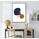 Постер 28 картин Черное пятно Абстракция 40x50 см в подарочном тубусе без рамы