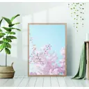 Постер 28 картин "Цветущая Сакура" 40x50 см в подарочном тубусе без рамы