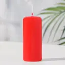 Свеча - цилиндр 4x9 см 11 ч 90 г красная