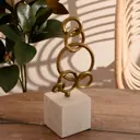 Интерьерный сувенир абстракция "Цепь" 36 см