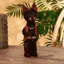 Интерьерный сувенир "Котик в жилетке" 30 см