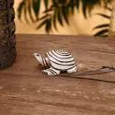 Интерьерный сувенир "Черепашка в полоску" 8 см