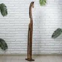 Интерьерный сувенир "Зебра" бежевые полоски, 23x15x150 см