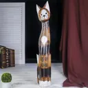 Интерьерный сувенир "Кошечка с белыми лапками и грудкой" 6x13x80 см