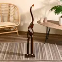 Интерьерный сувенир "Слон с золотыми резными ушками" 100x19x12 см
