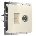 Розетка встраиваемая Werkel RJ-45 cat 6 без заземления цвет слоновая кость