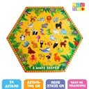 Фигурный пазл В мире зверей 24 элемента Puzzle Time