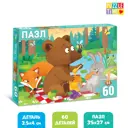 Пазлы детские Лесная прогулка 60 элементов Puzzle Time