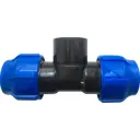 Тройник ПНД Valfex 50x1/2"x50 мм ВР