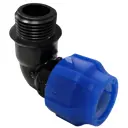 Отвод ПНД Valfex 1210012463114 1 1/4"х40 мм НР
