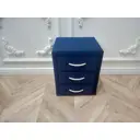 Тумба прикроватная DG-home Estetika Rivera 40x52x38 см 3 ящика ЛДСП цвет синий