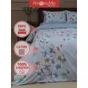 Комплект постельного белья Amore Mio Florence Сатин Евро цвет Голубой