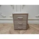 Тумба прикроватная DG-home Estetika Enigma 40x52x38 см 3 ящика ЛДСП цвет бежевый
