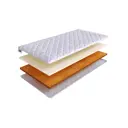 Топпер SkySleep Orto Hard на матрас 80x200 см, беспружинный, жесткость: жесткая, средняя, односпальный, ортопедический, кокосовый