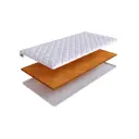 Топпер SkySleep Hard на спальное место 80x200 см, беспружинный, жесткость: высокая, односпальный, ортопедический, кокосовый