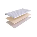 Топпер SkySleep Dream на раскладушку 80x195 см, беспружинный, для дивана, жесткость: средняя, односпальный, ортопедический, латексный