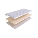 Топпер SkySleep Dream Plus на качалку 120x195 см, беспружинный, для дивана, жесткость: средняя, полутораспальный, ортопедический, латексный