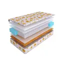 Матрас SkySleep Funny Dream TFK 70x140 см независимый пружинный блок, детский, ортопедический, кокосовый
