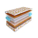 Матрас SkySleep Funny Hard TFK 70x140 см независимый пружинный блок, детский, ортопедический, жесткий, кокосовый