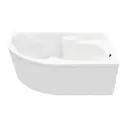 Ванна Creto Doris 14-170105R акрил 170x105см правая с каркасом и экраном
