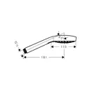 Душевая лейка Hansgrohe Croma Select E 26812400