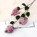 Цветы искусственные Веточка сирени 68x7 см сиреневый