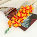 Цветы искусственные Камбрия 9x71 см оранжевый