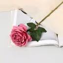 Цветы искусственные Роза эстетик 10x49 см пепельно-розовый