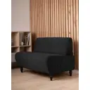 Диван Monofix Buno-v38 110x73x67 см велюр цвет черный