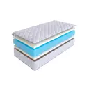 Матрас SkySleep Flex Plus Double Memo 22 115x205 см беспружинный, полутораспальный, ортопедический, латексный