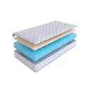 Матрас SkySleep Flex Plus 10 Latex 80x215 см беспружинный, односпальный, ортопедический, латексный
