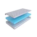 Матрас SkySleep Flex 10 140x190 см беспружинный, полутораспальный, ортопедический