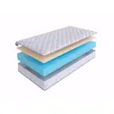 Матрас SkySleep Flex Plus 14 Latex 130x195 см беспружинный, полутораспальный, ортопедический, латексный