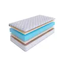 Матрас SkySleep Flex Plus Double Latex 18 135x200 см беспружинный, полутораспальный, ортопедический, латексный