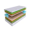 Матрас SkySleep Energy Support BS 90x200 см зависимый пружинный блок, односпальный, ортопедический, кокосовый
