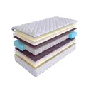 Матрас SkySleep Practic Dense S500 220x205 см независимый пружинный блок, двуспальный, ортопедический