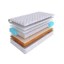 Матрас SkySleep Practic Firm S1000 160x180 см независимый пружинный блок, двуспальный, ортопедический