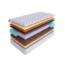 Матрас SkySleep Practic Middle S1000 120x210 см независимый пружинный блок, полутораспальный, ортопедический, кокосовый