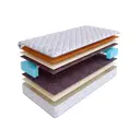 Матрас SkySleep Practic Option BS 120x190 см зависимый пружинный блок, полутораспальный, ортопедический, кокосовый