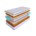 Матрас SkySleep Practic Heavy S500 95x215 см независимый пружинный блок, односпальный, ортопедический, кокосовый