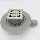 Трап для душа Zeissler BAD661002 сухой затвор 100x100 мм abs-пластик