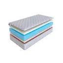 Матрас SkySleep Flex Memo-Latex 20 165x186 см беспружинный, двуспальный, ортопедический, латексный