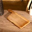 Разделочная доска Simaland 7722110 17x40 см дерево цвет коричневый