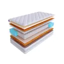 Матрас SkySleep EXPERT COMBO HARD S500 180x195 см независимый пружинный блок, двуспальный, ортопедический, латексный