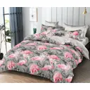 Простыня Home Mercury Розовый фламинго компаньон 26821, 180x220 см, поплин, без резинки