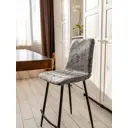 Чехол на стул Lucky Жаккард2 40x40x45 см серый N000018